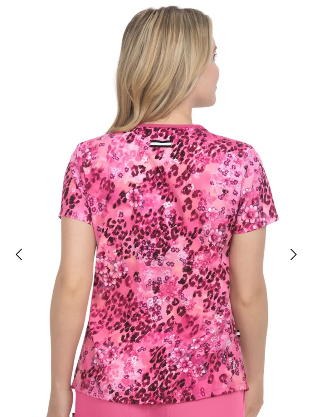 ✨KOI Next Gen 1 Pocket Print Scrub Top Wild Petals - Picture 2 of 4